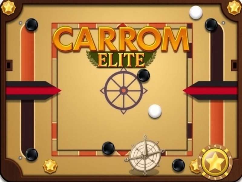 Carrom Elite Main Screen